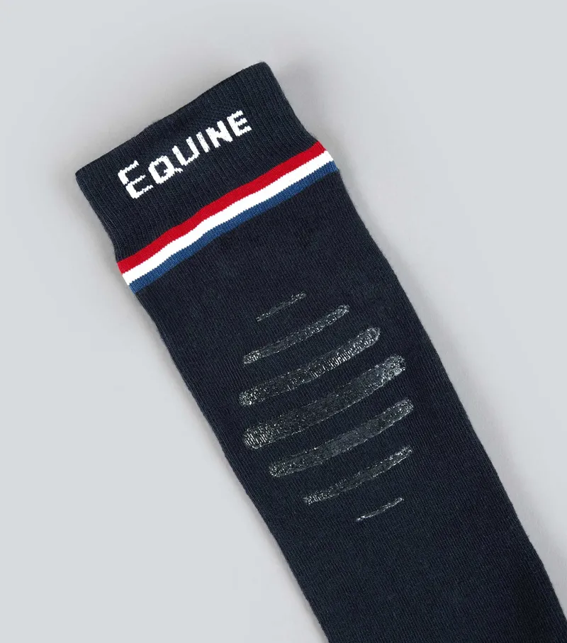 Premier Equine Replay Riding Socks 1 Pair - Navy-4