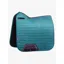LeMieux Suede Dressage Square Saddle Pad - Peacock