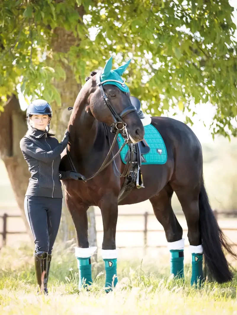 LeMieux Loire Classic Dressage Square - Peacock-2