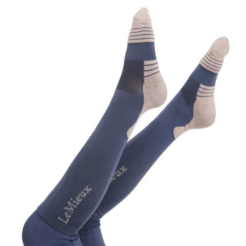 LeMieux Performance Socks - Dusk Blue-1