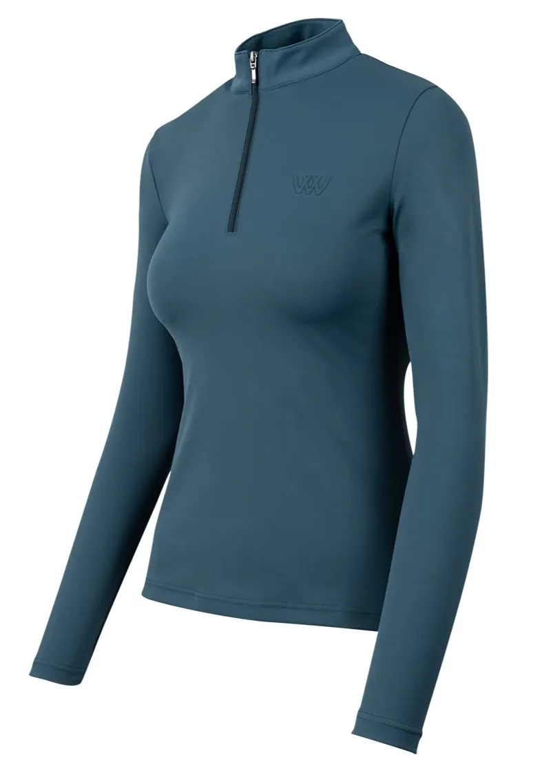 Woof Wear Women's Long Sleeve Tech Base Layer - Petrol Blue