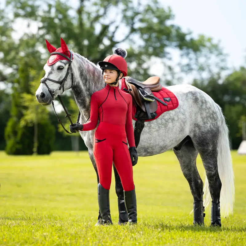 LeMieux Young Rider Orla Pull On Breeches - Chilli-2