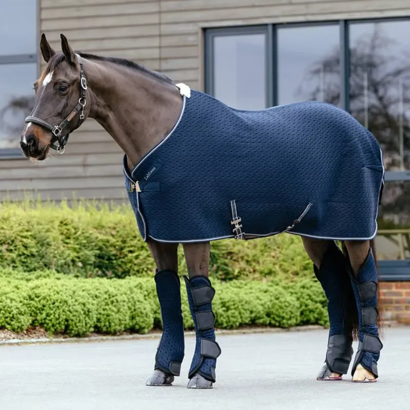 LeMieux Kudos 3D Mesh Travel Boots - Navy-2