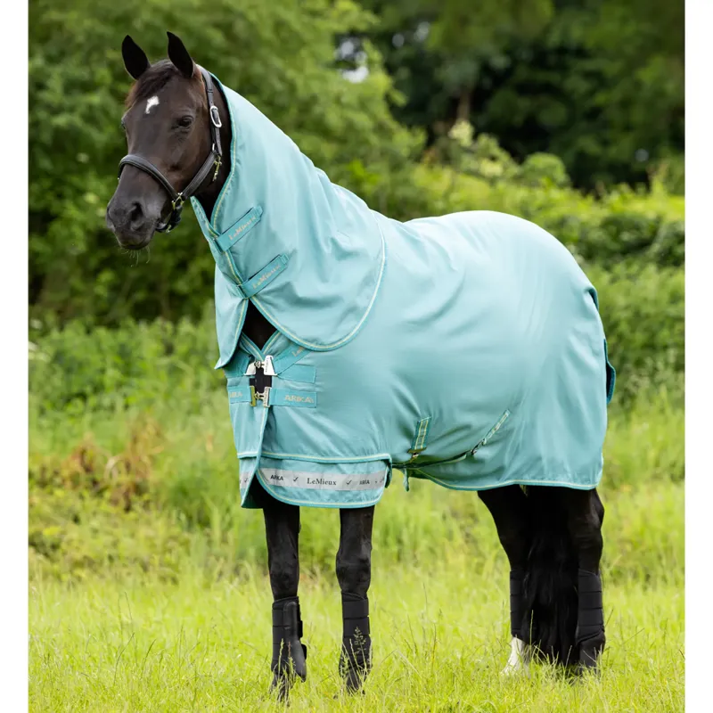 LeMieux Arika Ripstop 50g Turnout Rug - Lagoon-1
