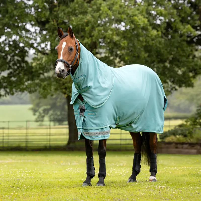 LeMieux Arika Ripstop 0g Turnout Rug - Lagoon