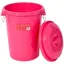 Red Gorilla 50L Storage Bin with Clip Lid - Pink