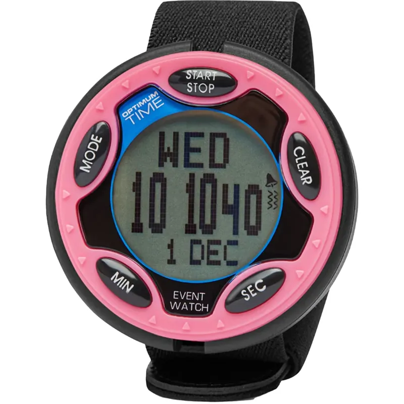 Optimum Time OE Series 14R Rechargeable Event Watch - Pink