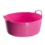 Red Gorilla Tubtrug Flexible Small Shallow 15L Bucket - Pink