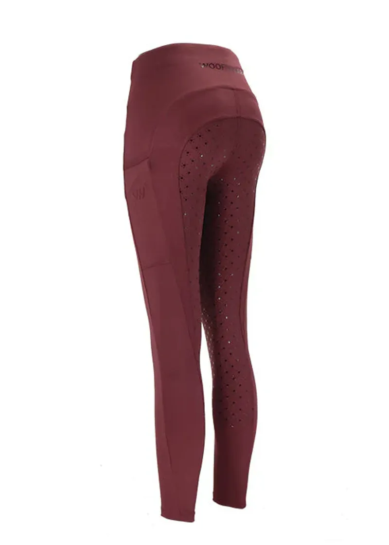 Woof Wear Original Women's Lite Riding Tights - Plum