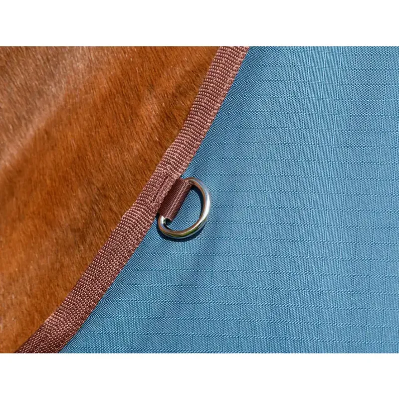 WeatherBeeta ComFiTec Classic 50g Turnout Rug - Dark Blue/Coffee-2