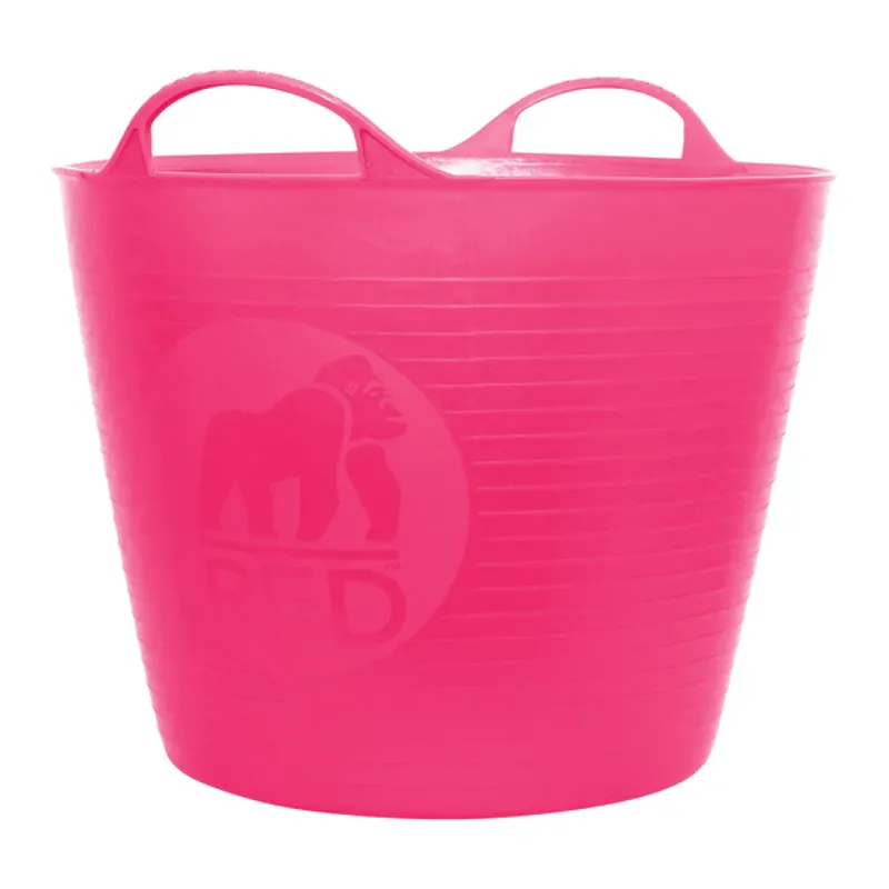 Red Gorilla Tubtrug Flexible Medium 26L Bucket - Pink