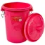 Red Gorilla 30L Storage Bin with Clip Lid - Pink