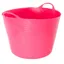 Red Gorilla Flexible Large Tub 38L - Pink