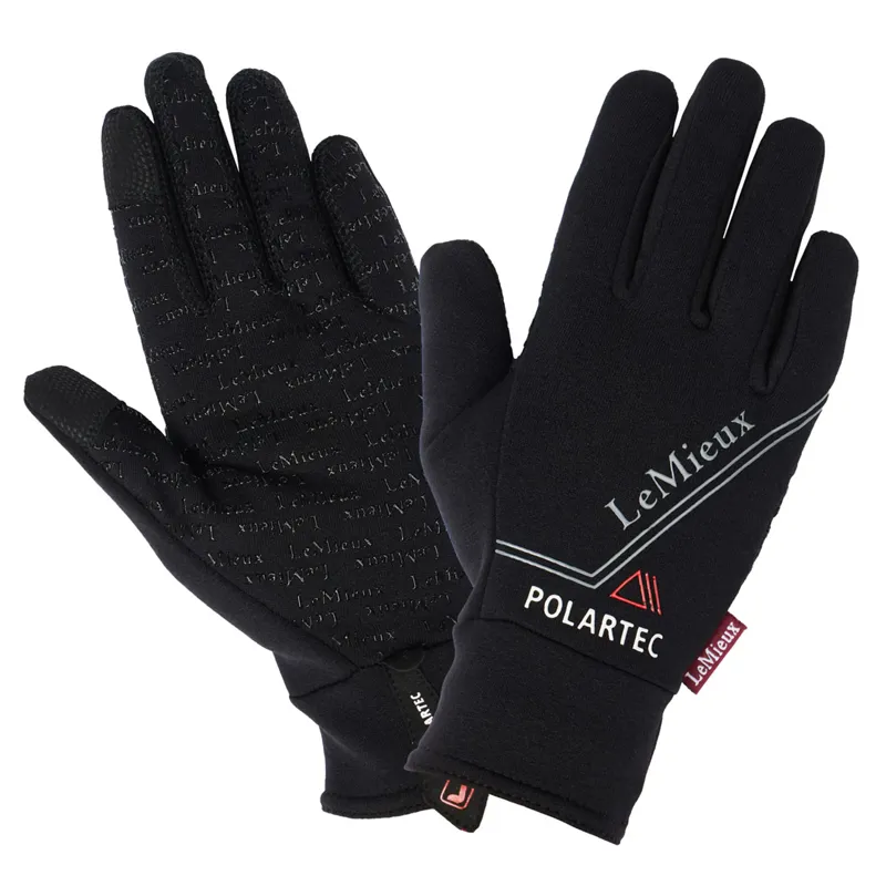 LeMieux Polartec Glove - Black X-Large