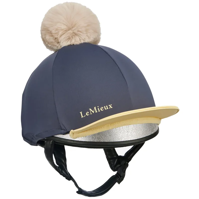 LeMieux Pom Hat Silk - Dusk/Mimosa