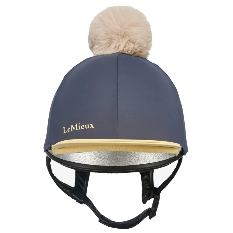 LeMieux Pom Hat Silk - Dusk/Mimosa-1
