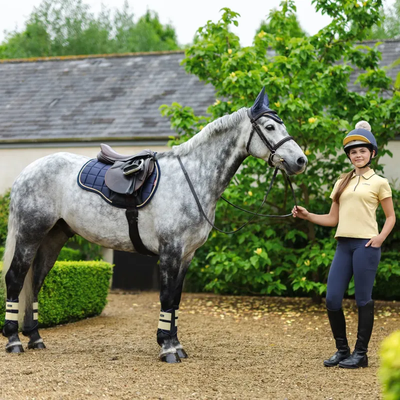 LeMieux Pom Hat Silk - Dusk/Mimosa-4