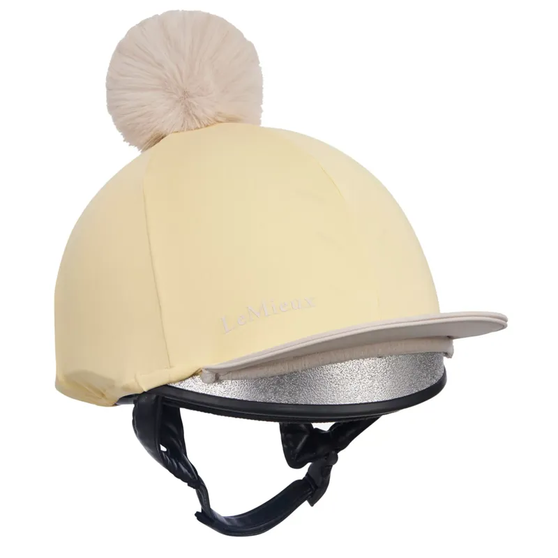 LeMieux Pom Hat Silk - Mimosa/Stone