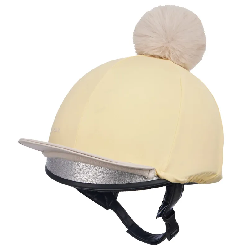 LeMieux Pom Hat Silk - Mimosa/Stone-2