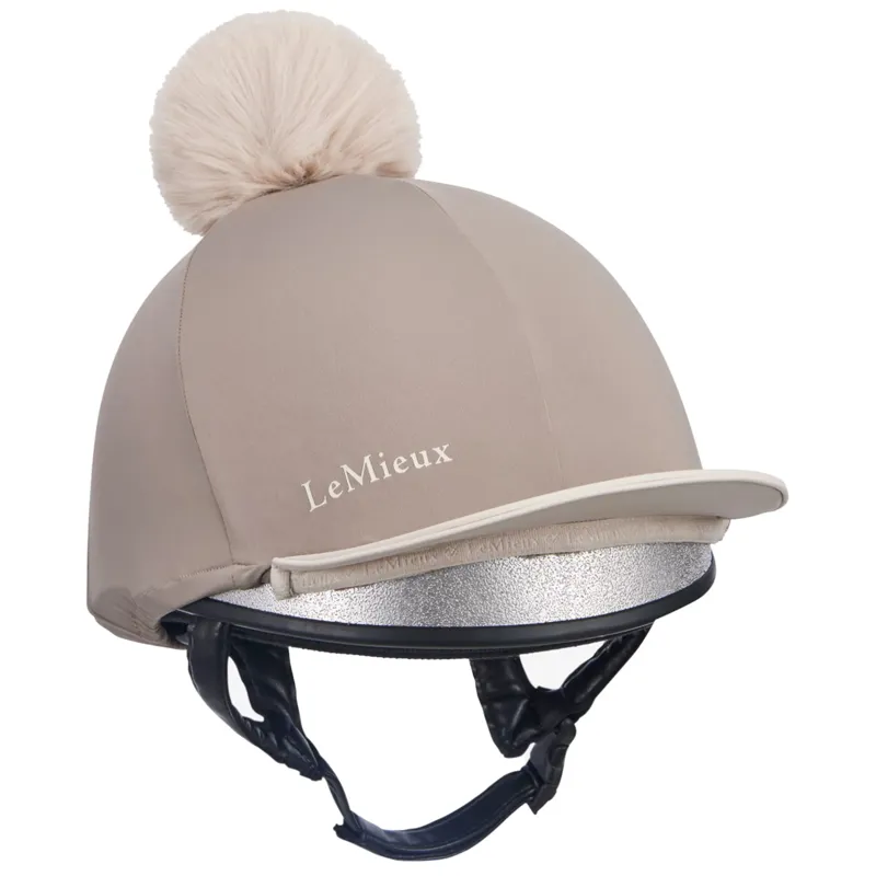 LeMieux Pom Hat Silk - Pecan/Stone