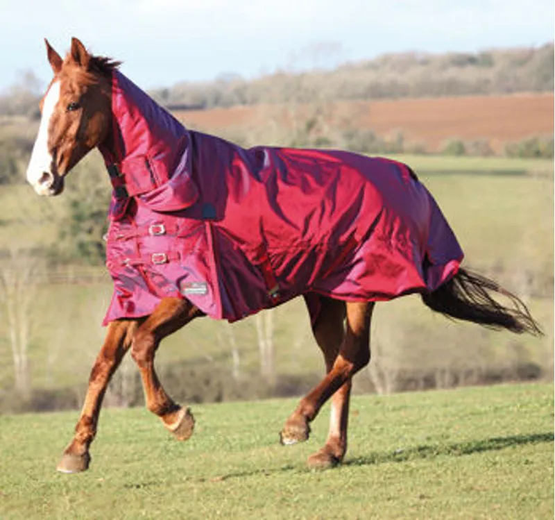 Shires StormCheeta 400g Combo Turnout Rug - Poppy Red