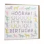Gubblecote Beautiful Greetings Card - Hooray