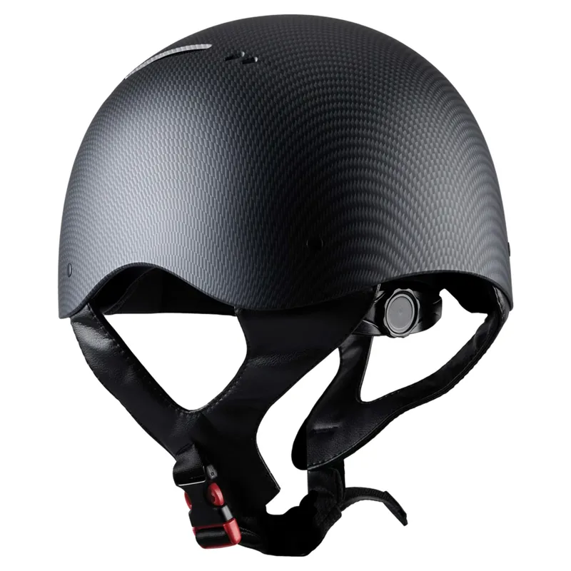 Premier Equine Artemis Matte Jockey Skull - Carbon Shield Black-3