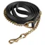 Premier Equine European Leather Lead Chain - Black