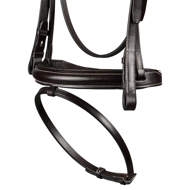 Premier Equine Pro Elevator Bridle - Dark Havana-2