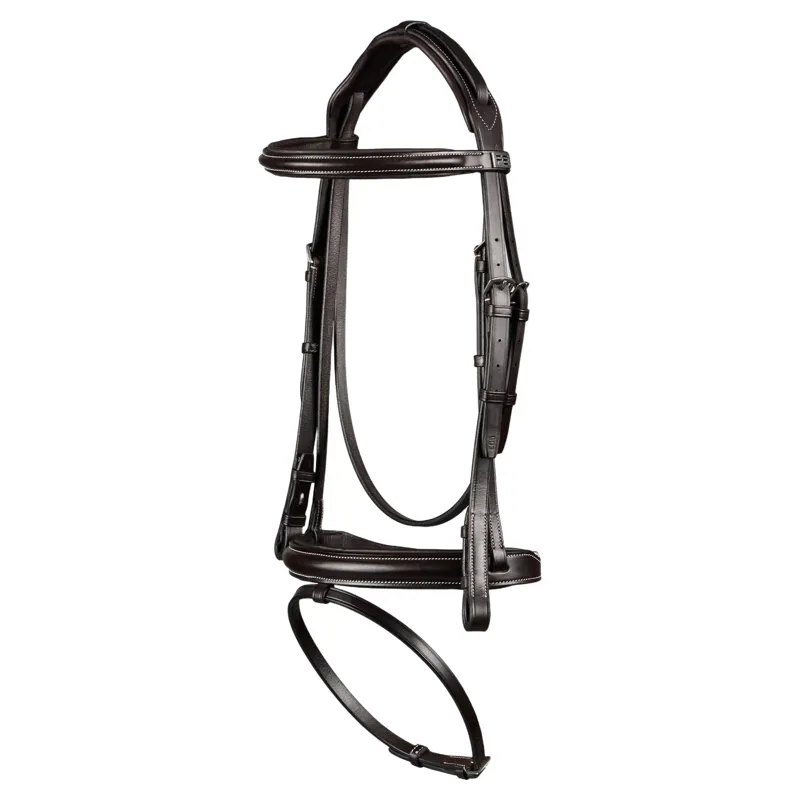 Premier Equine Pro Elevator Bridle - Dark Havana