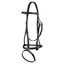 Premier Equine Raised Jumping Bridle with Flash Noseband - Dark Havana
