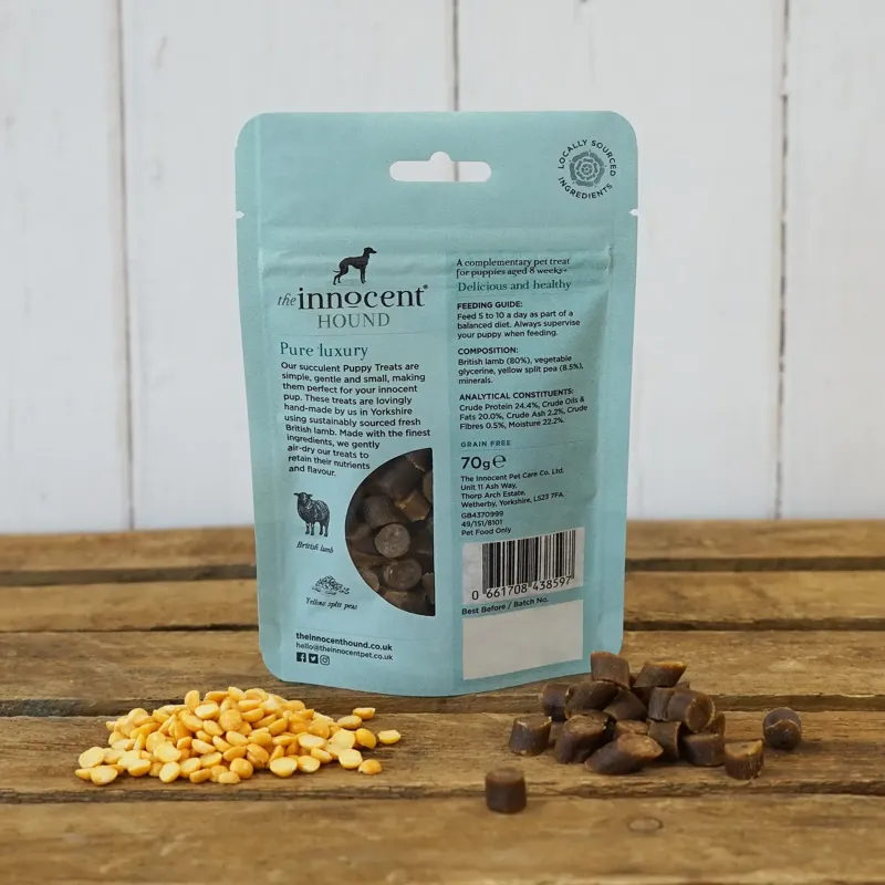 The Innocent Hound Puppy Training Treats - Lamb/Yellow Split Pea-1