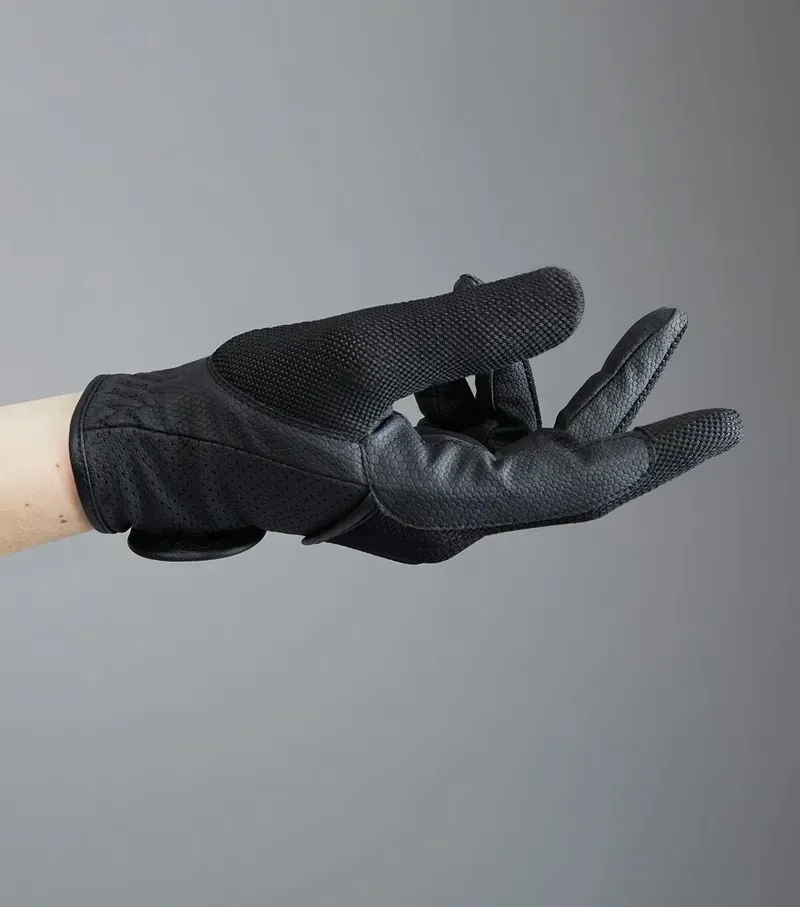 Premier Equine Presa Mesh Riding Gloves - Black-3