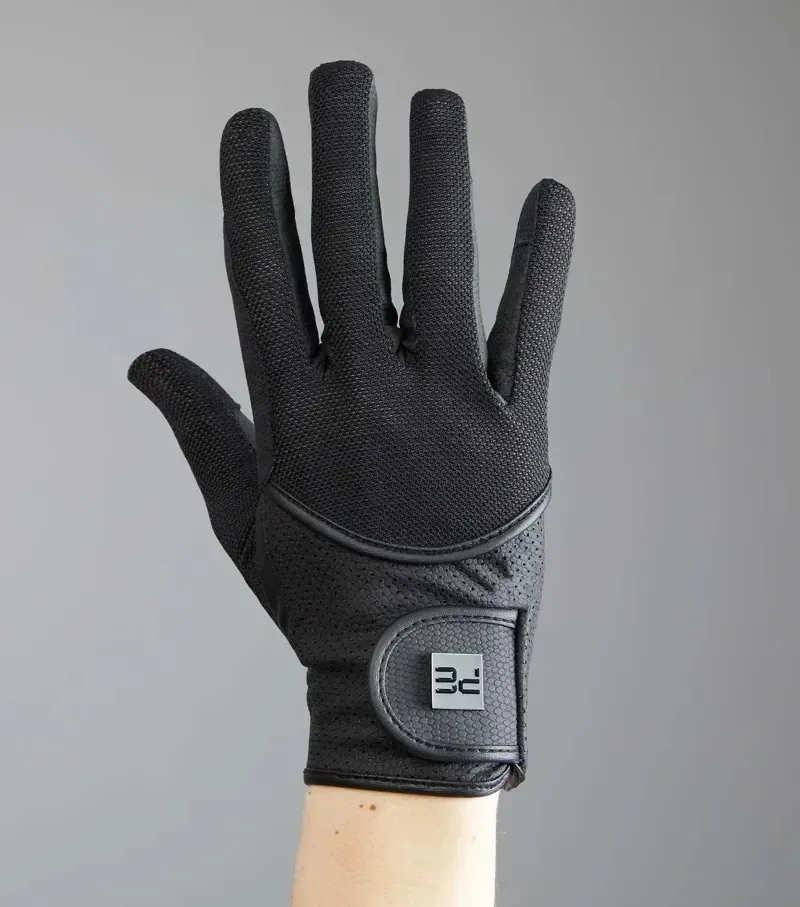 Premier Equine Presa Mesh Riding Gloves - Black-2