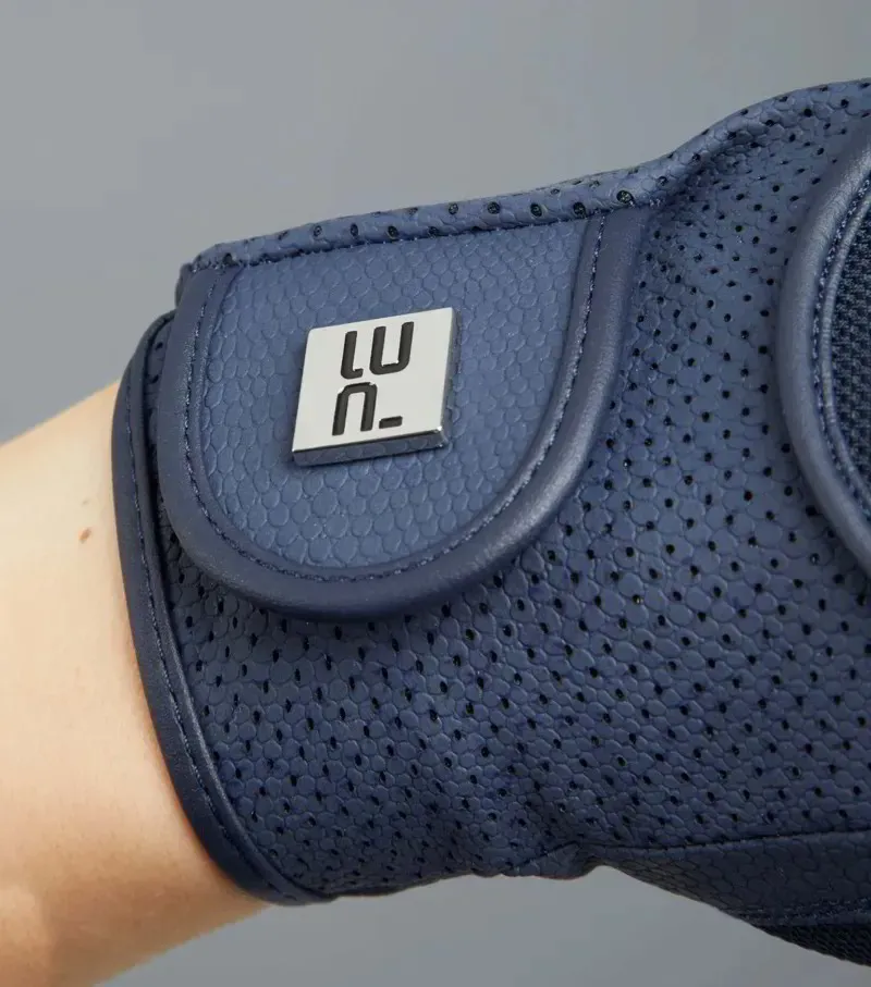 Premier Equine Presa Mesh Riding Gloves - Navy-4