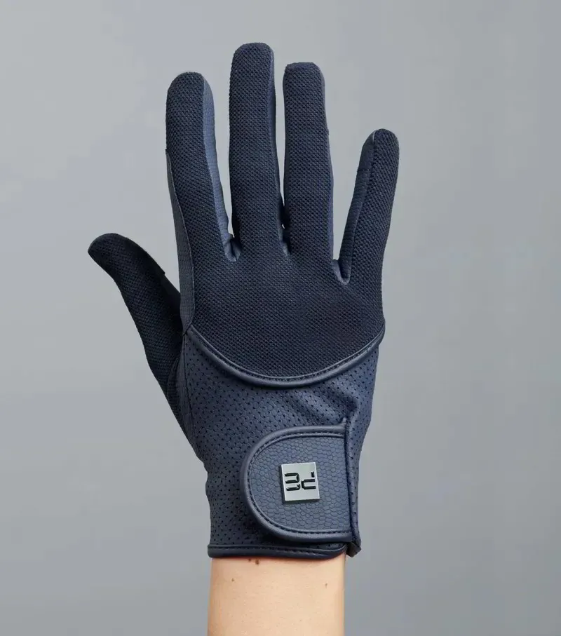 Premier Equine Presa Mesh Riding Gloves - Navy-2