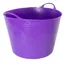 Red Gorilla Flexible Large Tub 38L - Purple