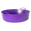 Red Gorilla Tubtrug Flexible Large Shallow 35L Bucket - Purple