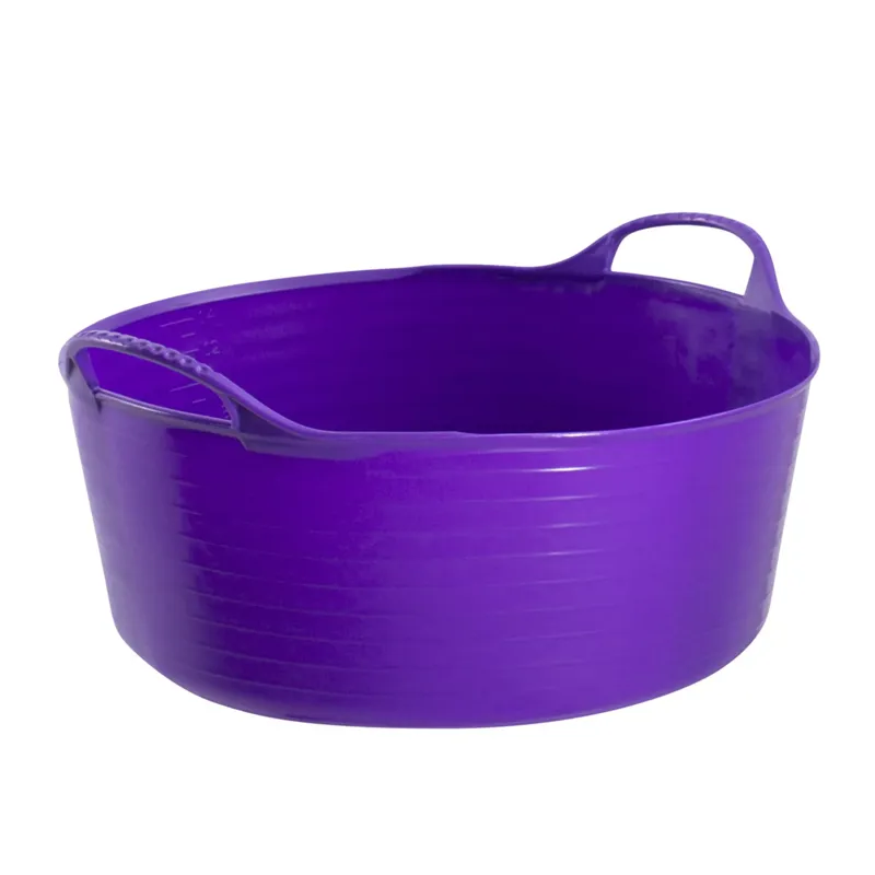 Red Gorilla Tubtrug Flexible Small Shallow 15L Bucket - Purple