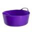 Red Gorilla Tubtrug Flexible Small Shallow 15L Bucket - Purple