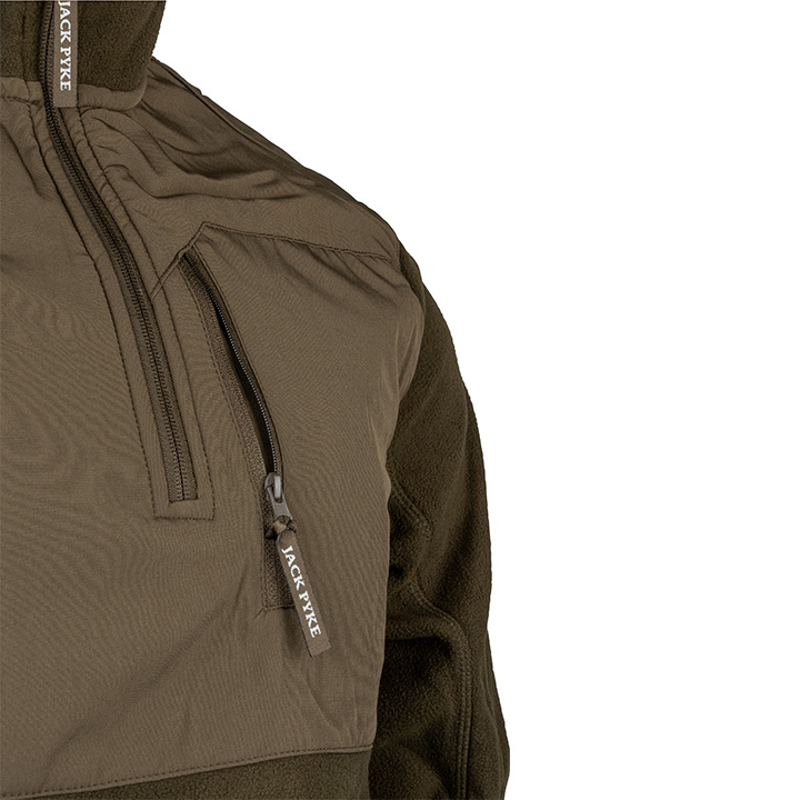 Jack Pyke Rannock Fleece Pullover - Dark Olive-5