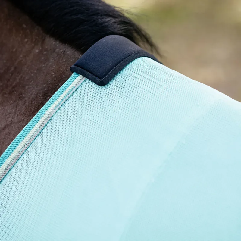 LeMieux Arika Armour-Tek Detachable Neck Fly Rug - Aqua-3