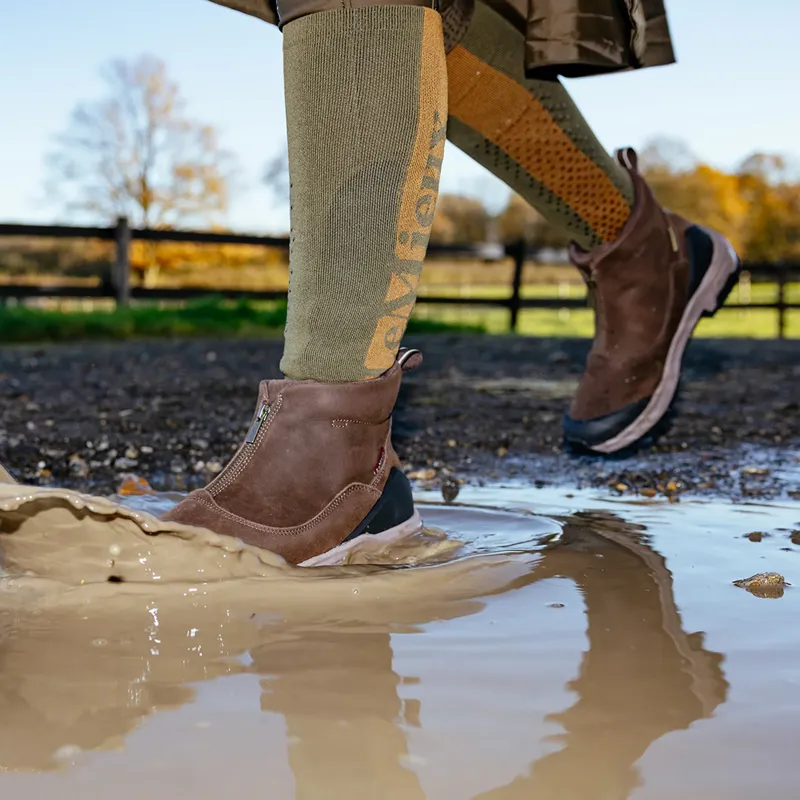 LeMieux Trex Waterproof Zip Boots - Brown-2