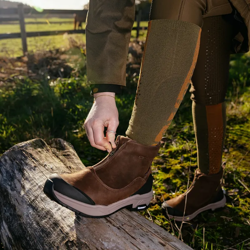 LeMieux Trex Waterproof Zip Boots - Brown-4