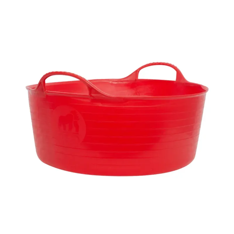 Red Gorilla Tubtrug Flexible Small Shallow 15L Bucket - Red