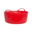 Red Gorilla Tubtrug Flexible Small Shallow 15L Bucket - Red