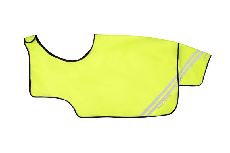 Hy Equestrian Reflector Exercise Sheet - Yellow-1