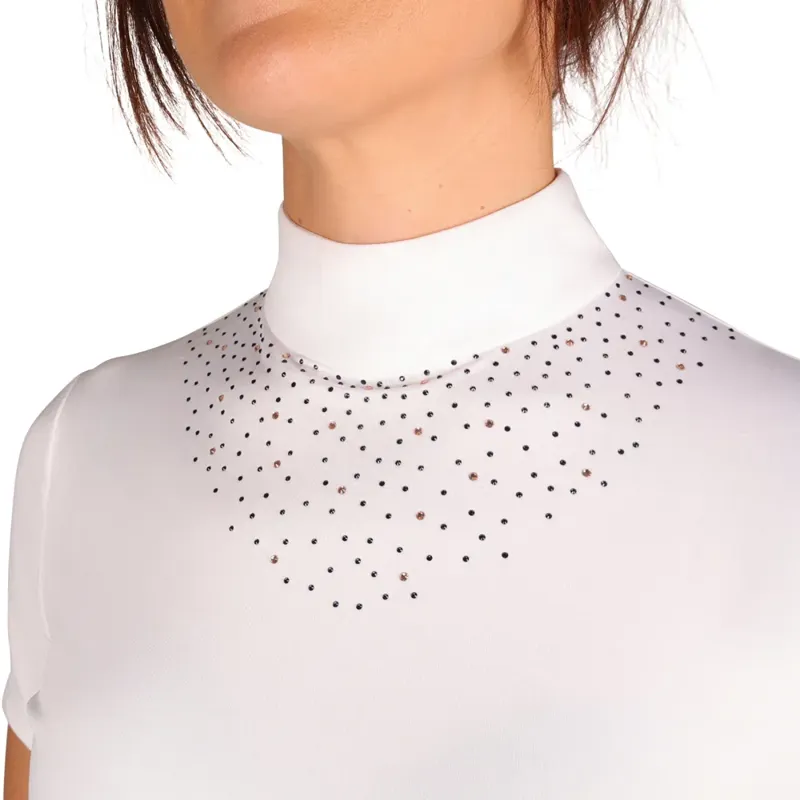 Hy Equestrian Roka Regal Ladies Show Shirt - White-1