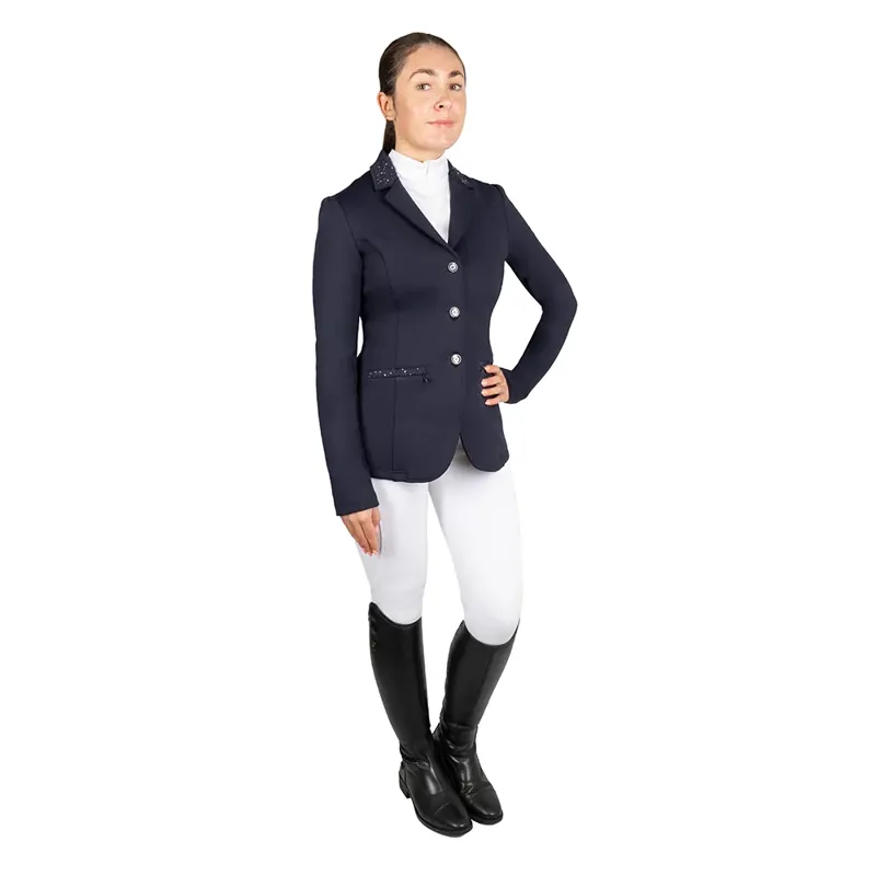 Hy Equestrian Roka Regal Ladies Show Jacket - Navy-1