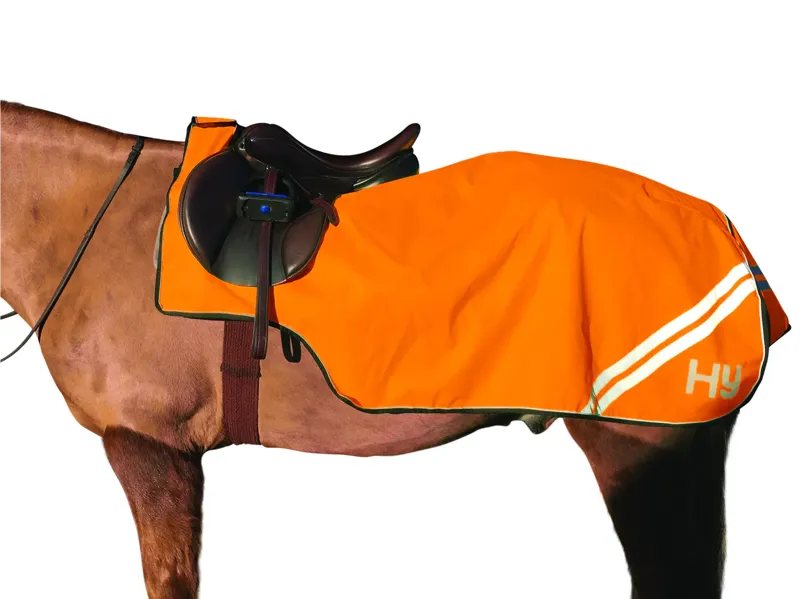 Hy Equestrian Reflector Exercise Sheet - Orange